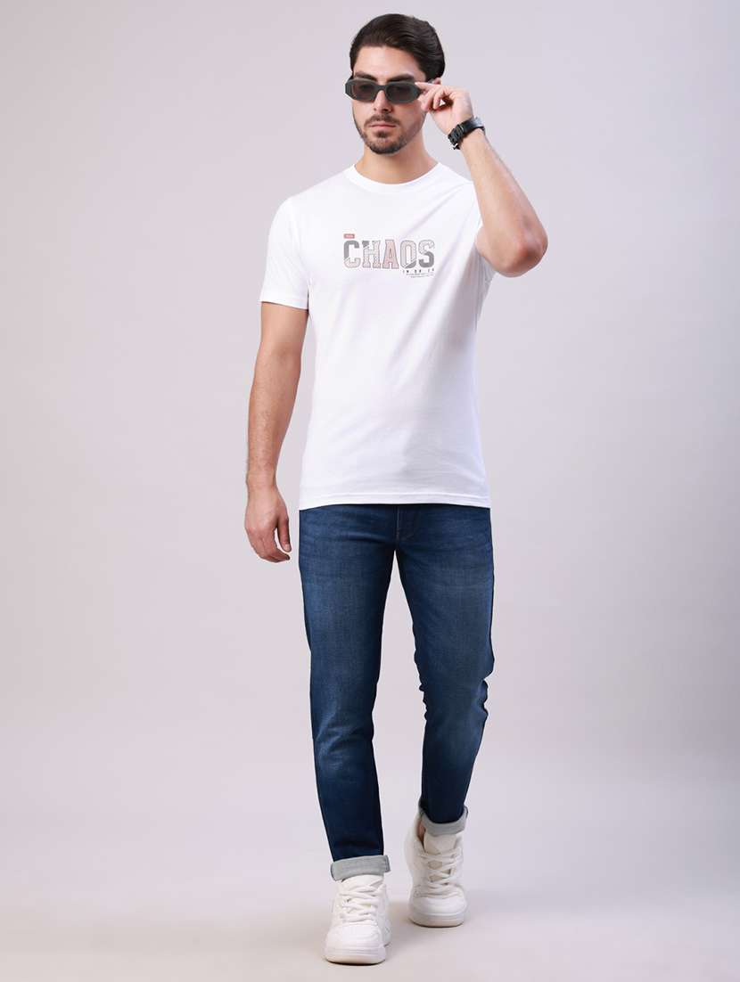 men washed mid rise full length jeans - 22305984 -  Standard Image - 4