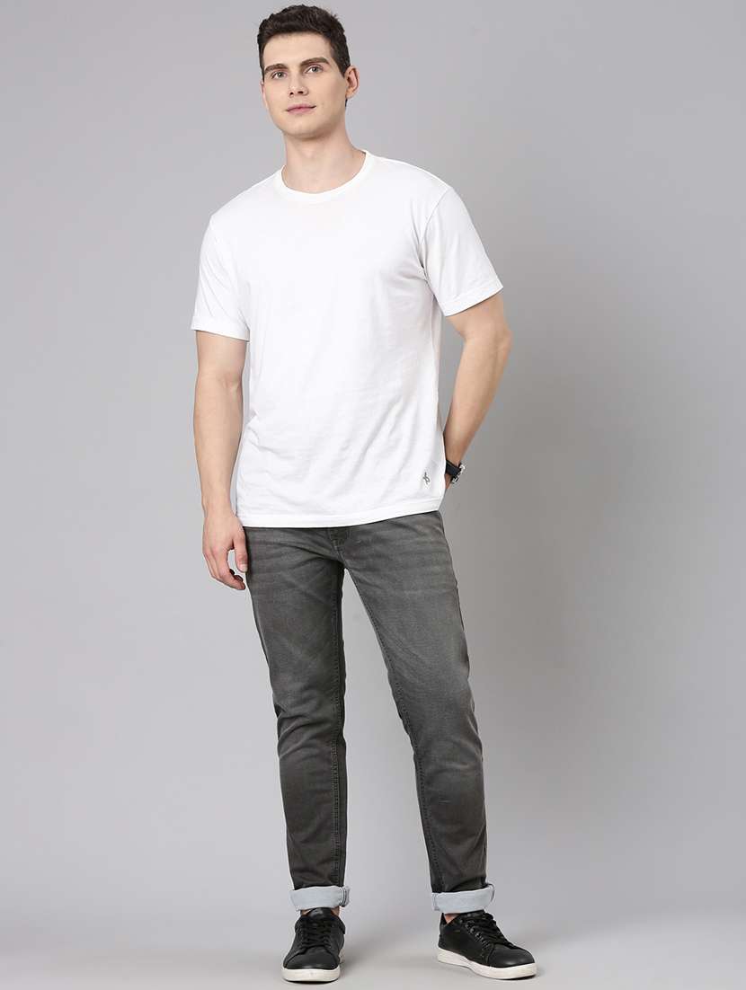 men washed mid rise full length jeans - 22305993 -  Standard Image - 4
