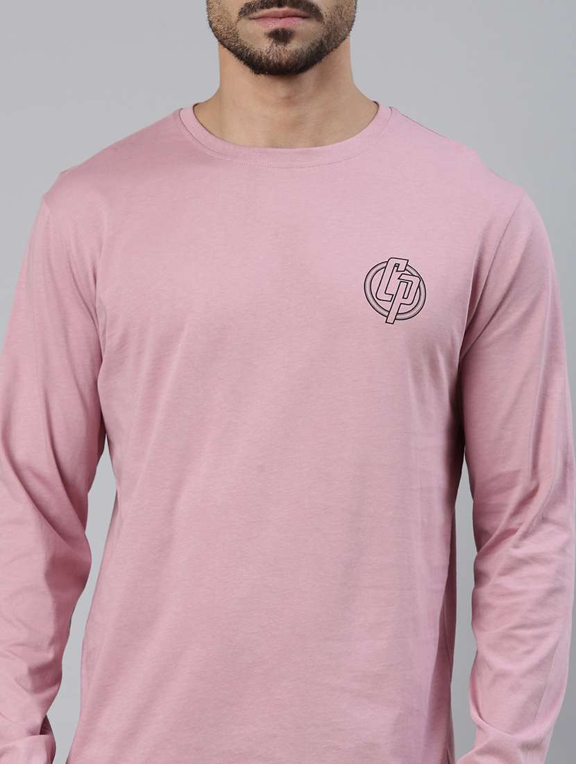 men logo print long sleeve regular fit t-shirt - 22305994 -  Standard Image - 4