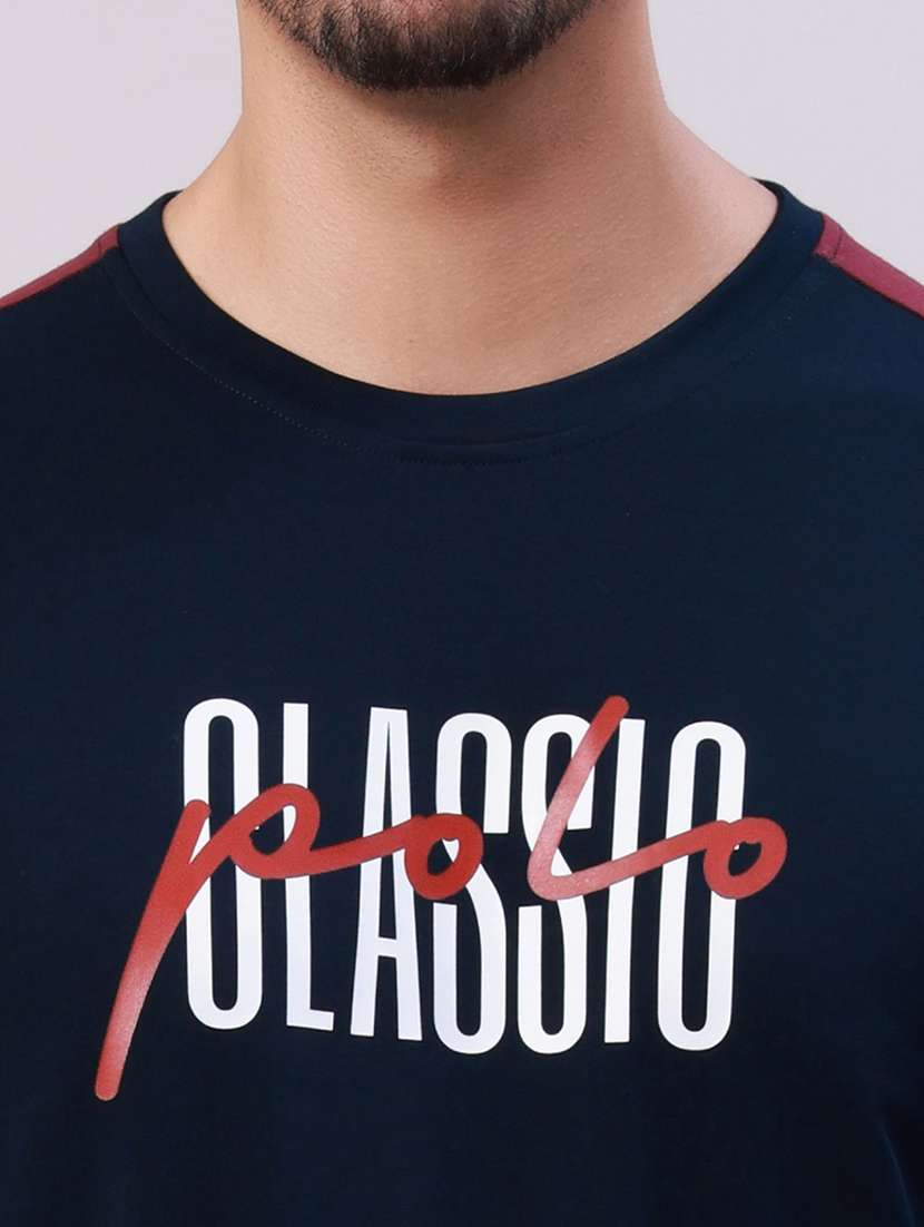 men printed long sleeve regular fit t-shirt - 22305995 -  Standard Image - 4