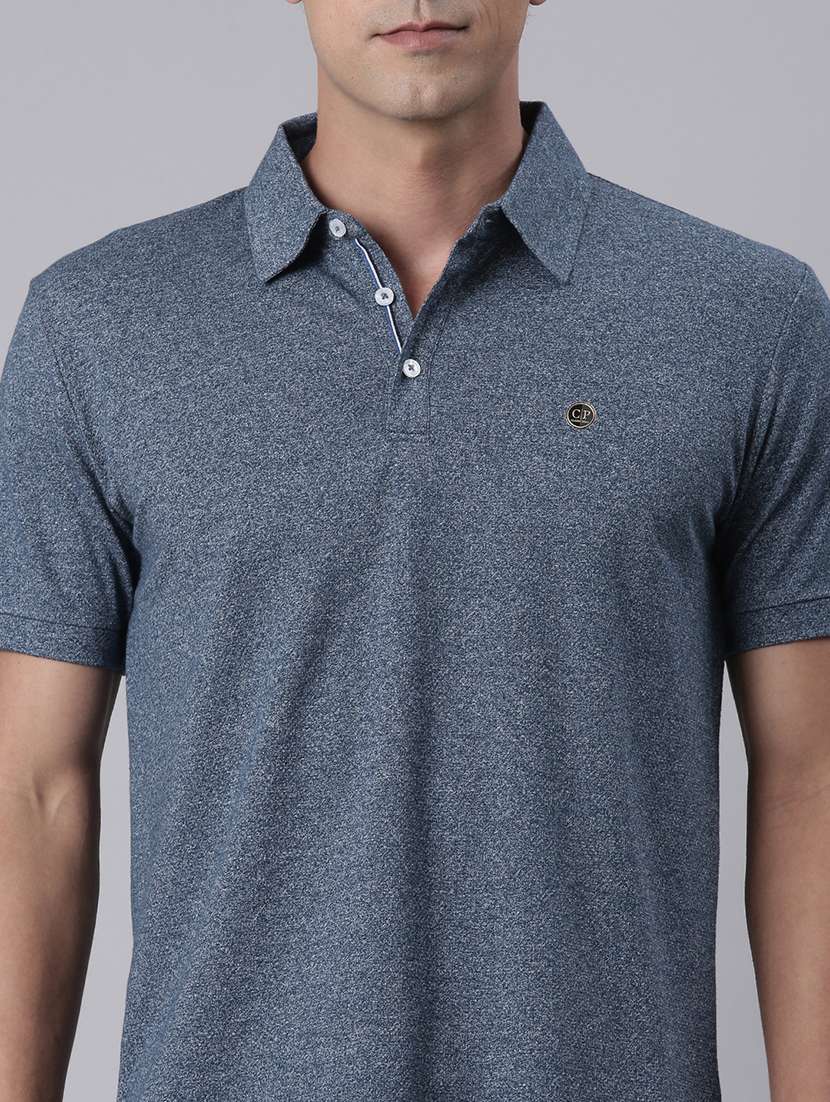 men solid long sleeve regular fit polo t-shirt - 22305999 -  Standard Image - 4