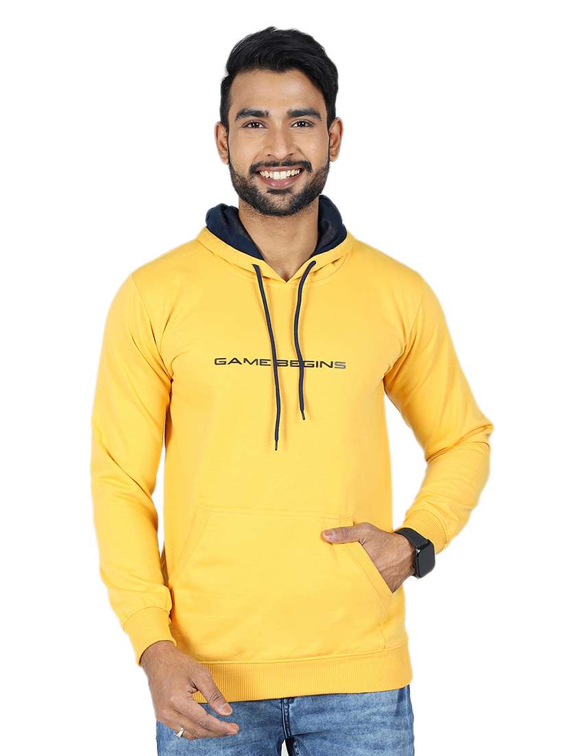 men logo print long sleeve regular fit sweatshirt