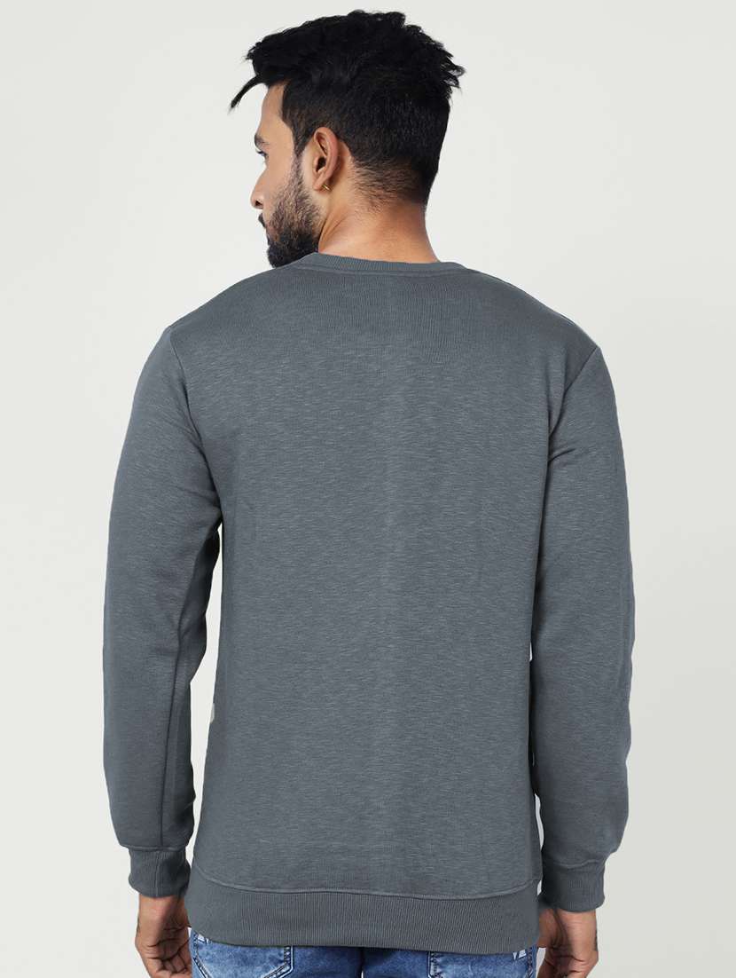 men printed long sleeve regular fit sweatshirt - 22306075 -  Standard Image - 1