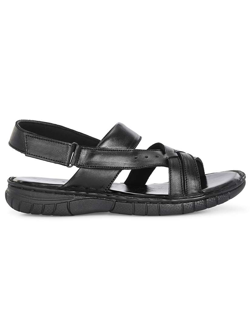 men solid back strap sandal - 22306685 -  Standard Image - 1