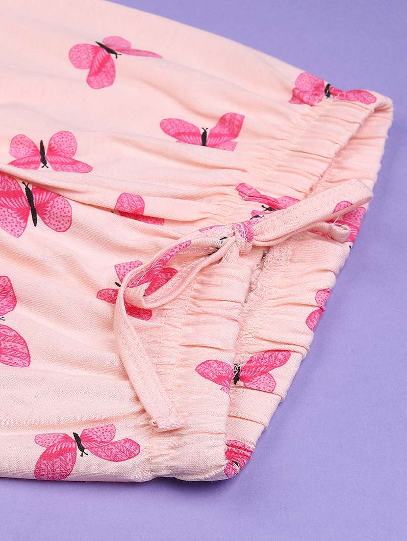 girls printed mid rise pyjama - 22306989 -  Standard Image - 4