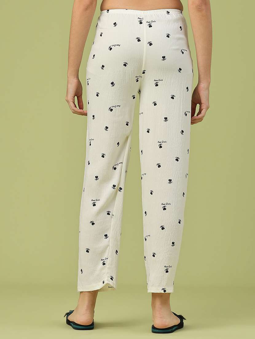 women printed mid rise pajama - 22307048 -  Standard Image - 4