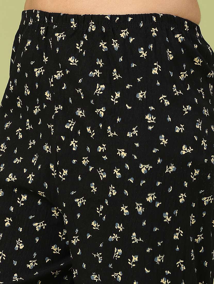 women printed mid rise pajama - 22307055 -  Standard Image - 1