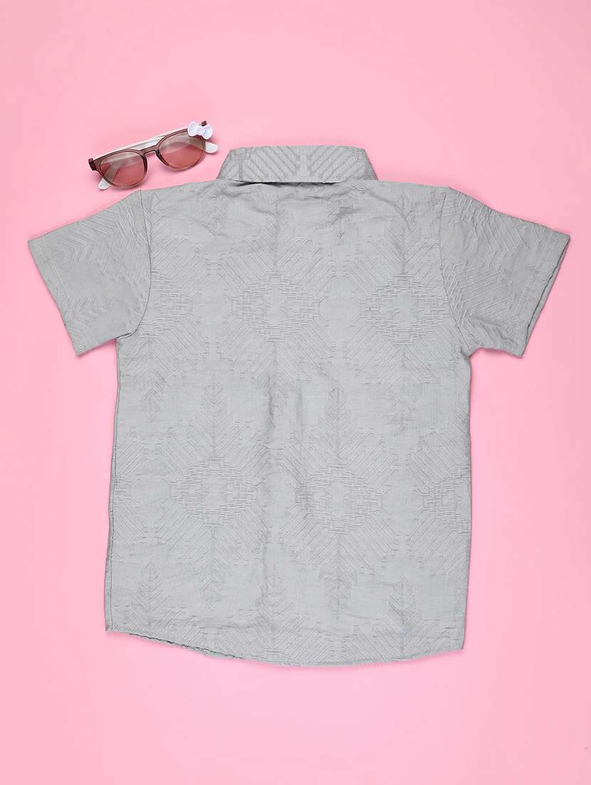 boys collared short sleeve shirt - 22307102 -  Standard Image - 1