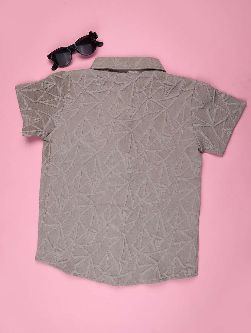 boys collared short sleeve shirt - 22307103 -  Standard Image - 1