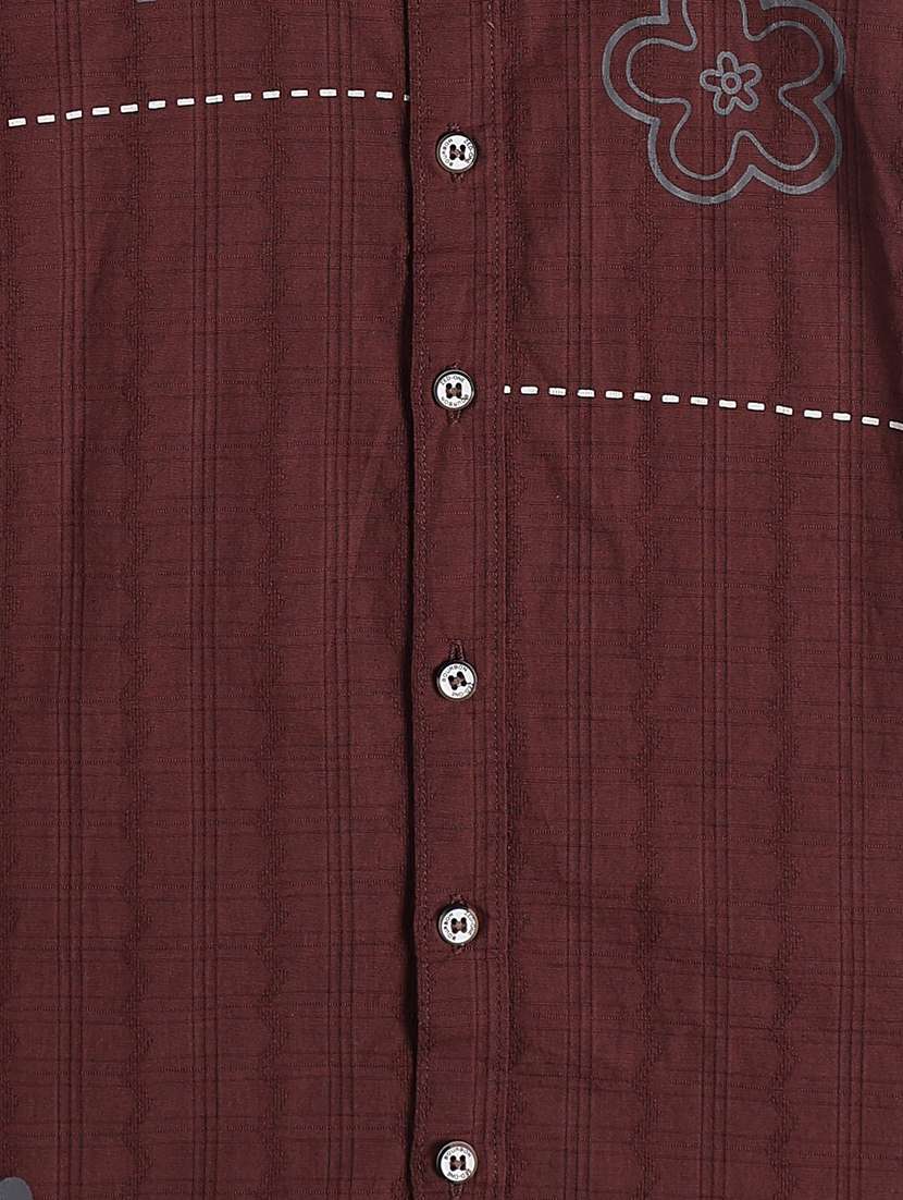 boys printed short sleeve collared shirt - 22307111 -  Standard Image - 4