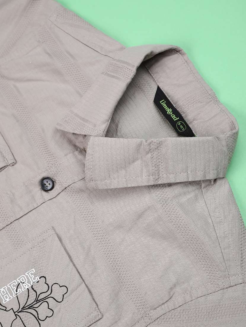 boys collared short sleeve shirt - 22307112 -  Standard Image - 4