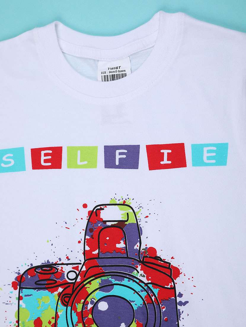 boys short sleeve holi t-shirt - 22307346 -  Standard Image - 1