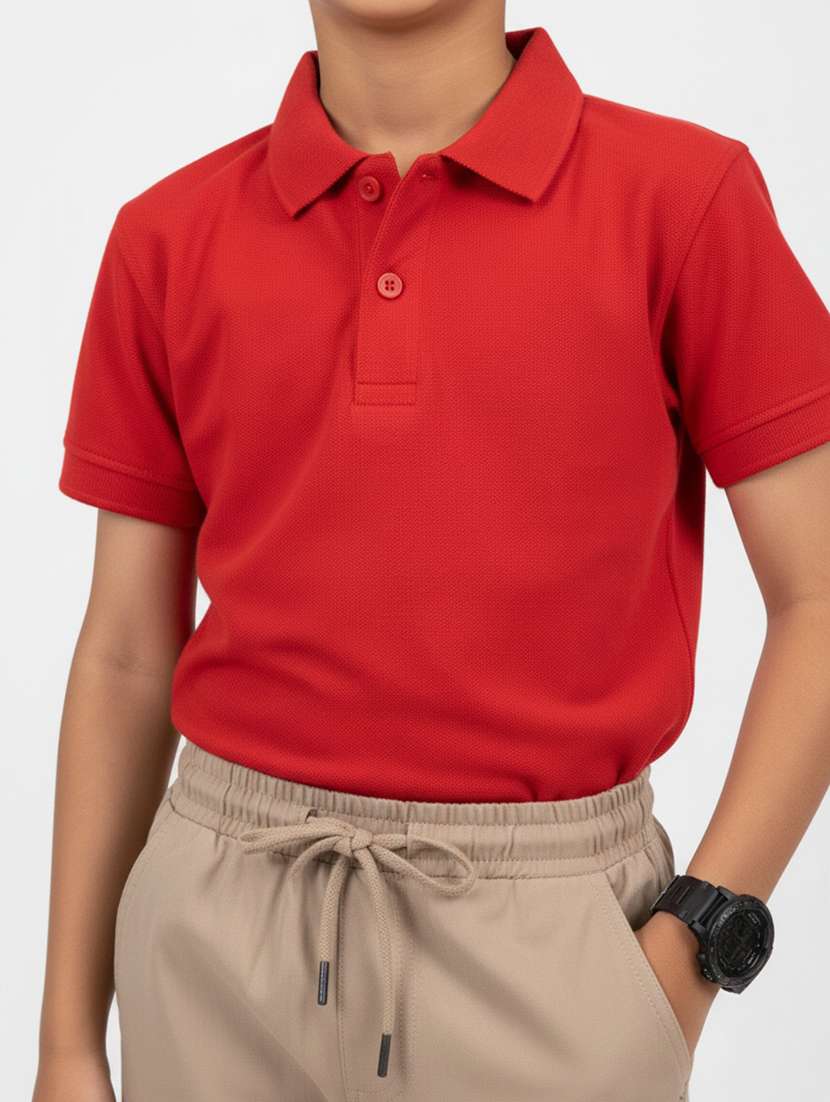 boys solid mid rise jogger cargo - 22307535 -  Standard Image - 4