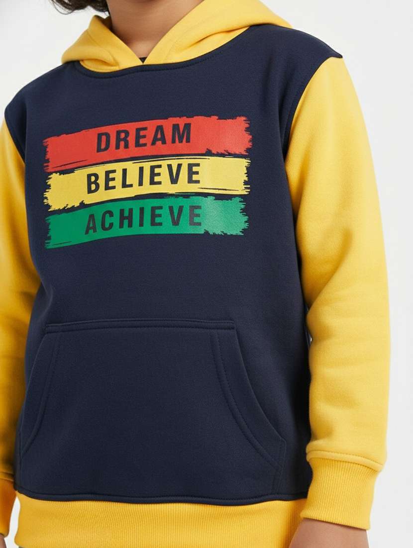 boys printed long sleeve hooded sweatshirt - 22307537 -  Standard Image - 1