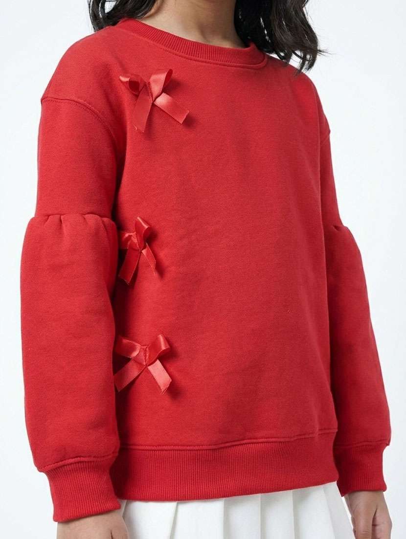 girls self designed long sleeve sweatshirt - 22307548 -  Standard Image - 1