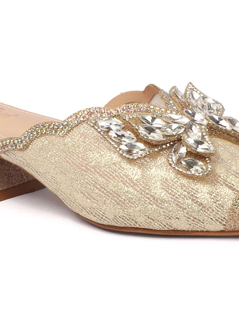 women embellished slip on mules - 22307566 -  Standard Image - 4