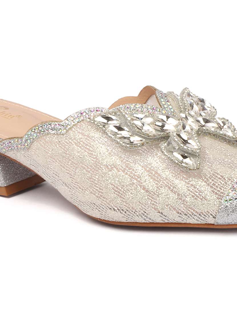 women embellished slip on mules - 22307567 -  Standard Image - 4