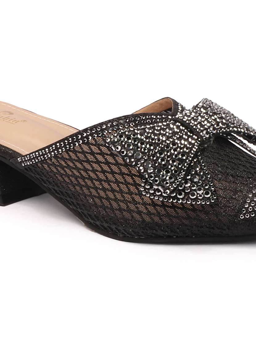 women embellished slip on mules - 22307570 -  Standard Image - 4