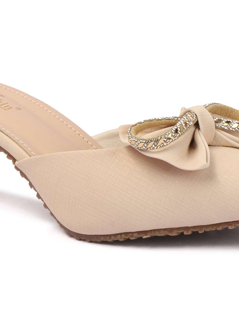 women embellished slip on mules - 22307573 -  Standard Image - 4