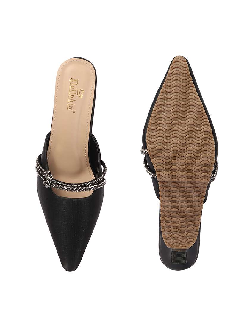 women embellished slip on mules - 22307574 -  Standard Image - 4