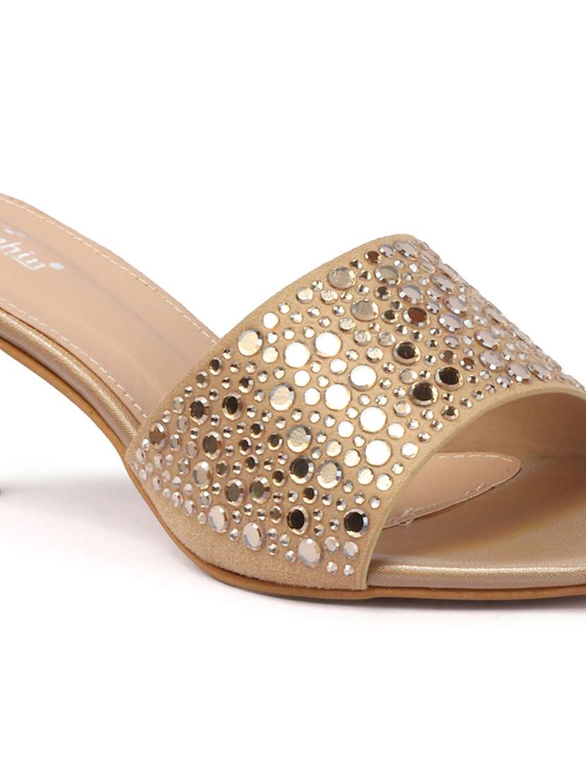 women embellished slip on sandal - 22307593 -  Standard Image - 4