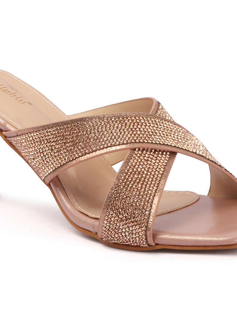 women embellished slip on sandal - 22307598 -  Standard Image - 4