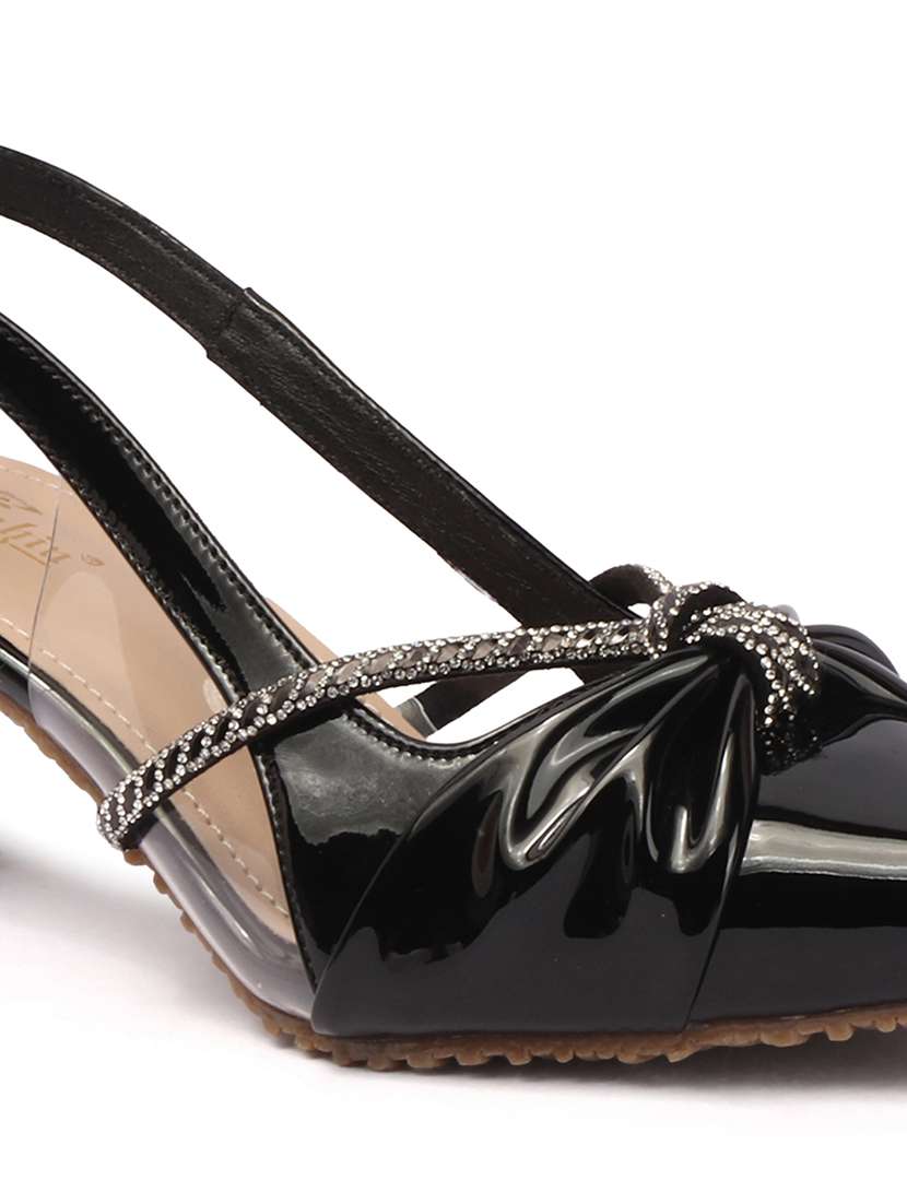 women embellished back strap pump - 22307607 -  Standard Image - 4