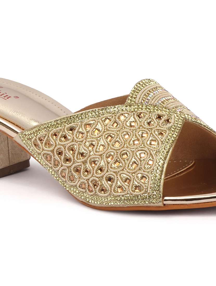 women embellished slip on sandal - 22307610 -  Standard Image - 4