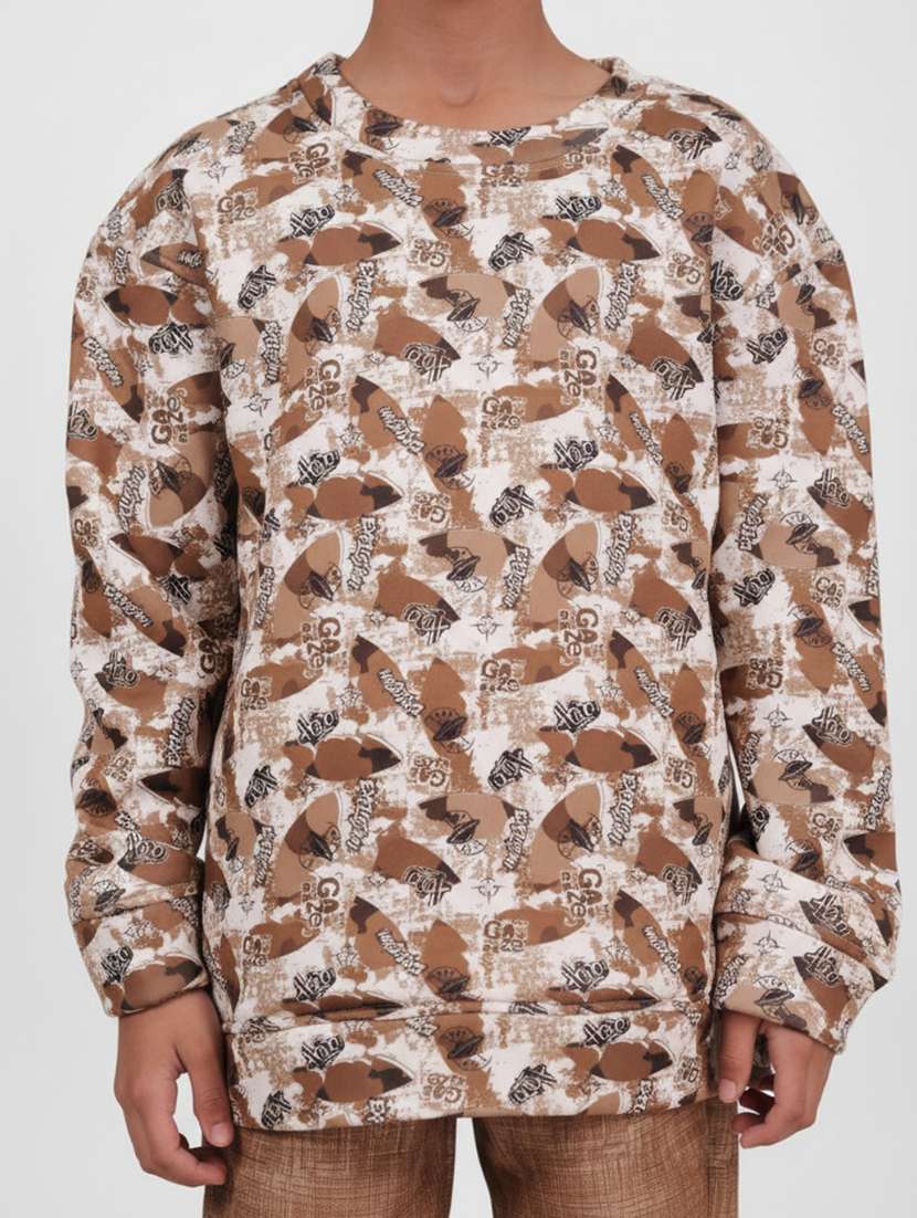 boys printed shirt and jogger co-ord set - 22307640 -  Standard Image - 4