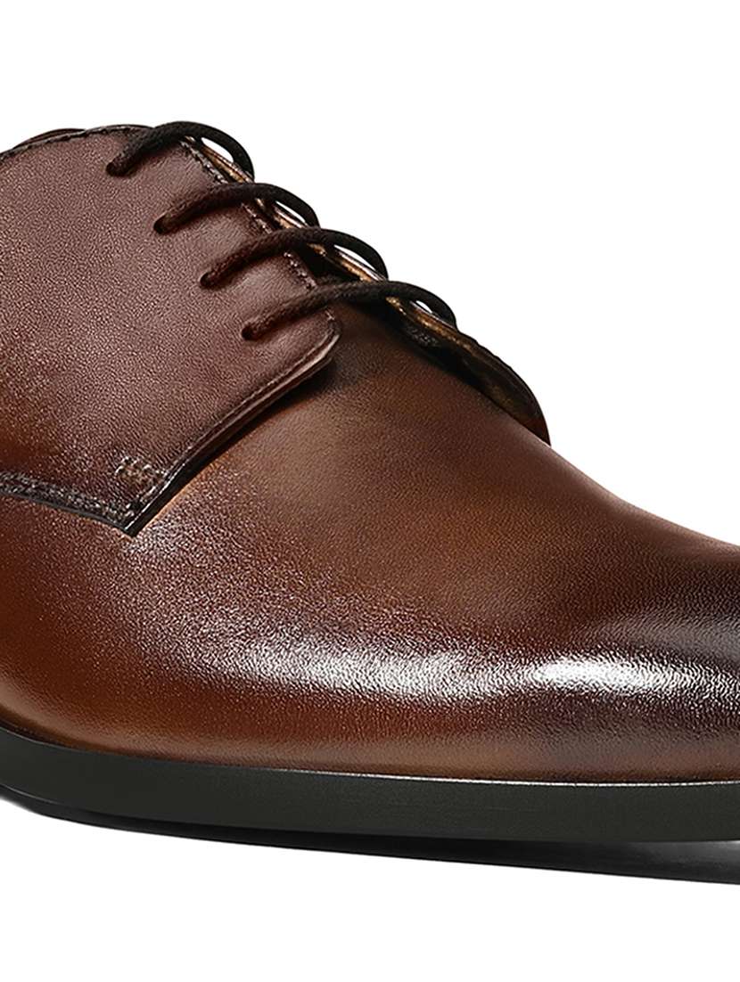 men brown lace-up derby - 22307665 -  Standard Image - 4