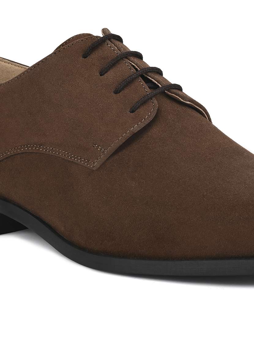 men brown lace up derby - 22307668 -  Standard Image - 4