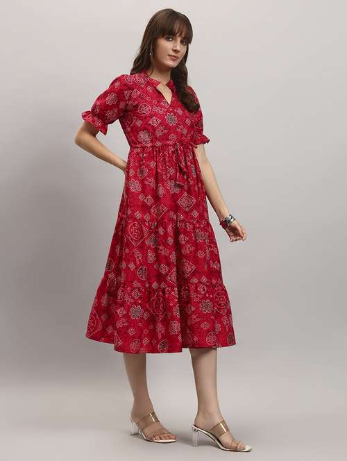 Buy online Women Printed A-line Dress from western wear for Women by  Dresoul for 849 at 73% off | 2026 Limeroad.com