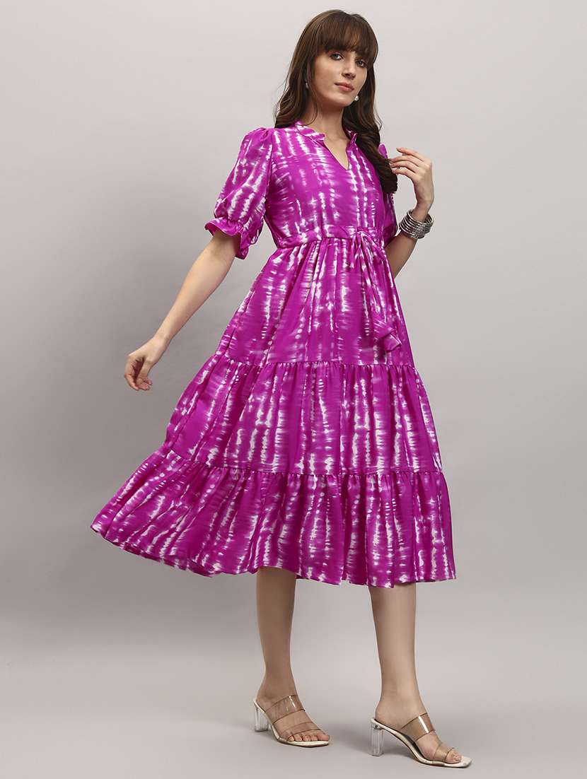 lavender crepe anarkali kurta