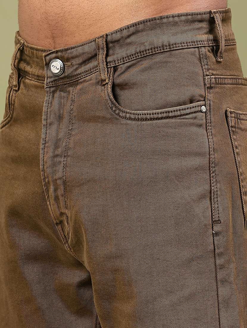 men plain mid rise full length jeans - 22309944 -  Standard Image - 1