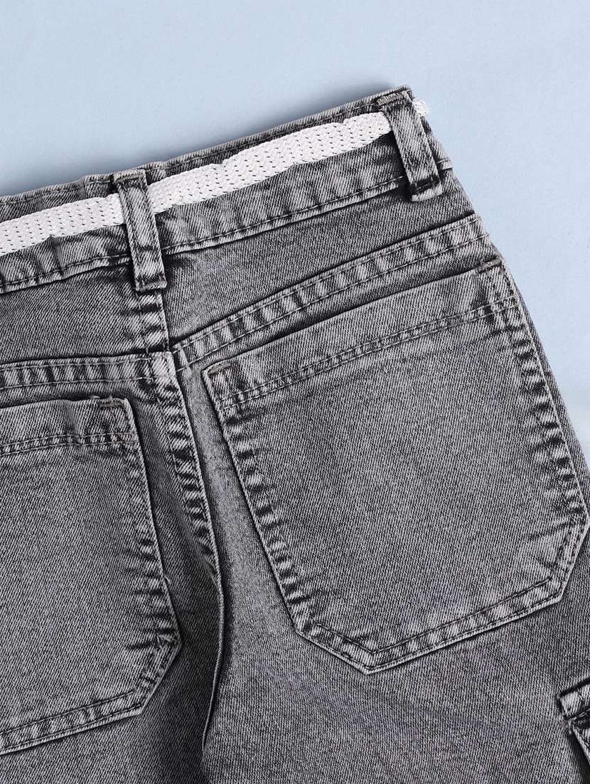grey cotton jean - 22310258 -  Standard Image - 4