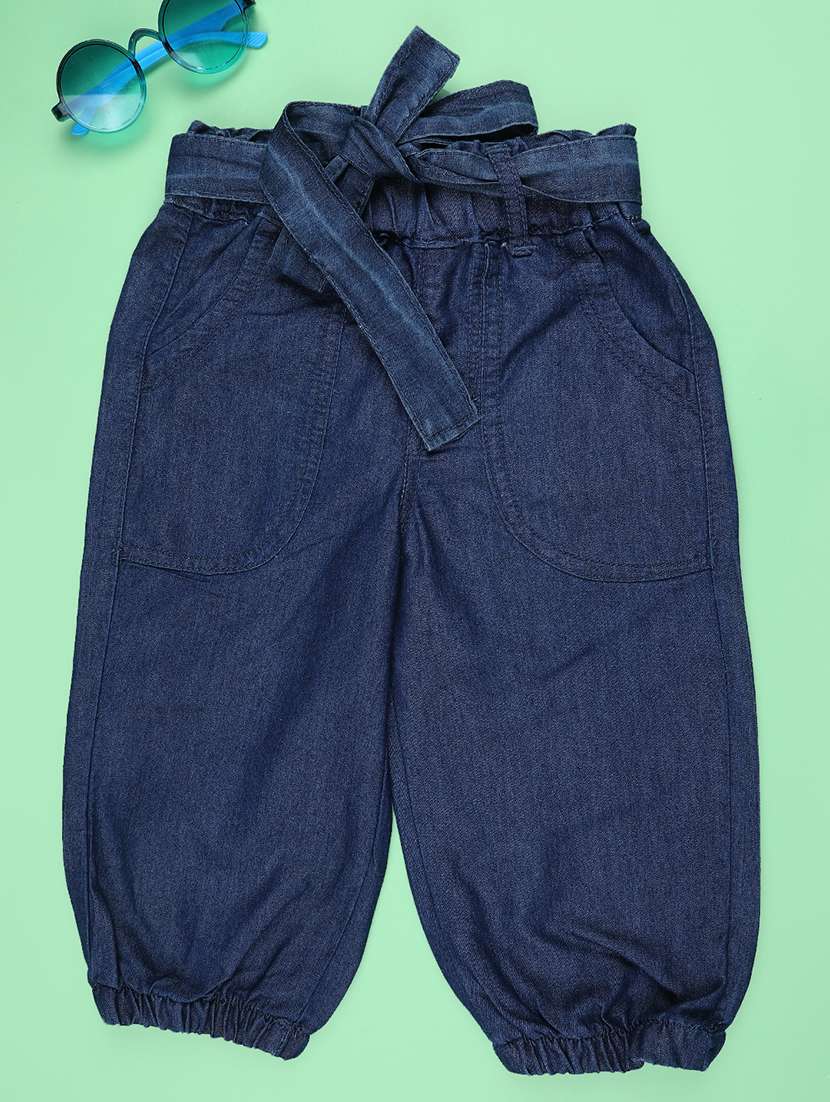 blue poly cotton plain jean - 22310262 -  Standard Image - 1