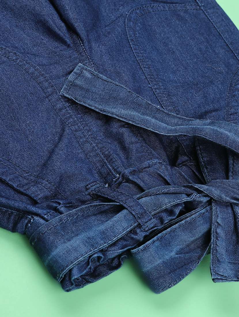 blue poly cotton plain jean - 22310262 -  Standard Image - 4