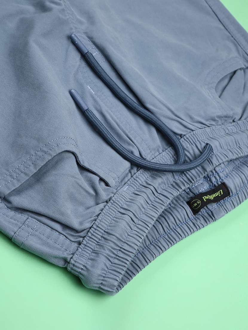 grey poly cotton plain jogger - 22310468 -  Standard Image - 4