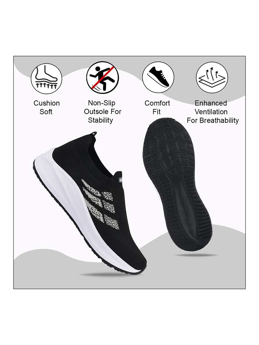 men black slip on sport shoe - 22310474 -  Standard Image - 4