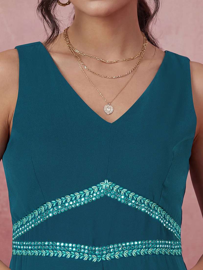 women embellished sleeveless jumpsuit - 22310516 -  Standard Image - 4