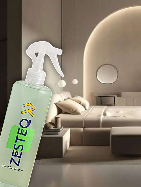 zesteq sweet lemongrass air freshener  for home, car, office, washrooms, made of premium natural oils (500 ml) - 22310528 -  Standard Image - 4