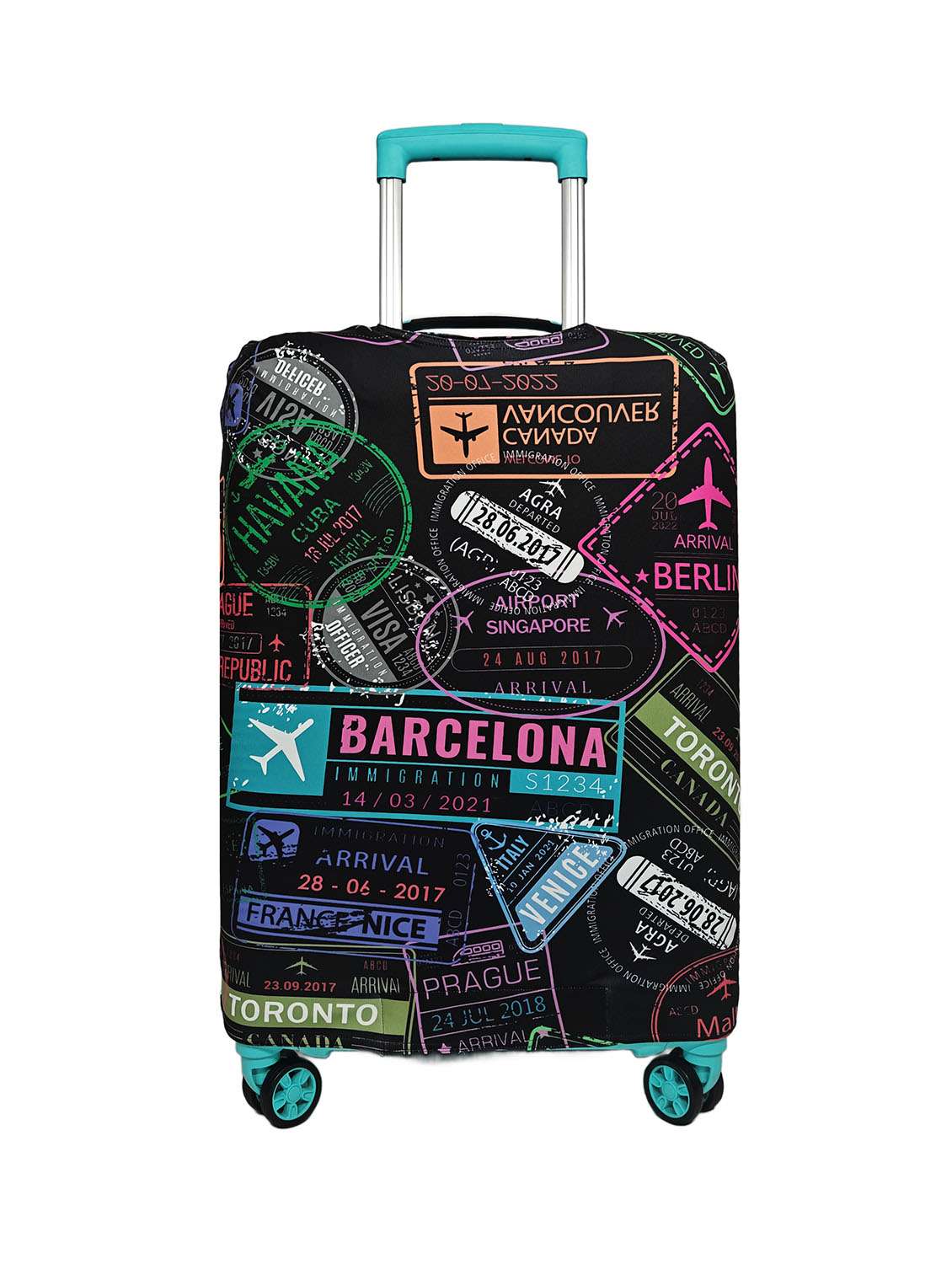 nt creation printed luggage cover - 22310543 -  Standard Image - 1