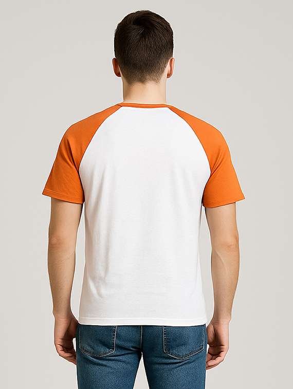 men color block raglan sleeve regular fit t-shirt - 22310956 -  Standard Image - 1