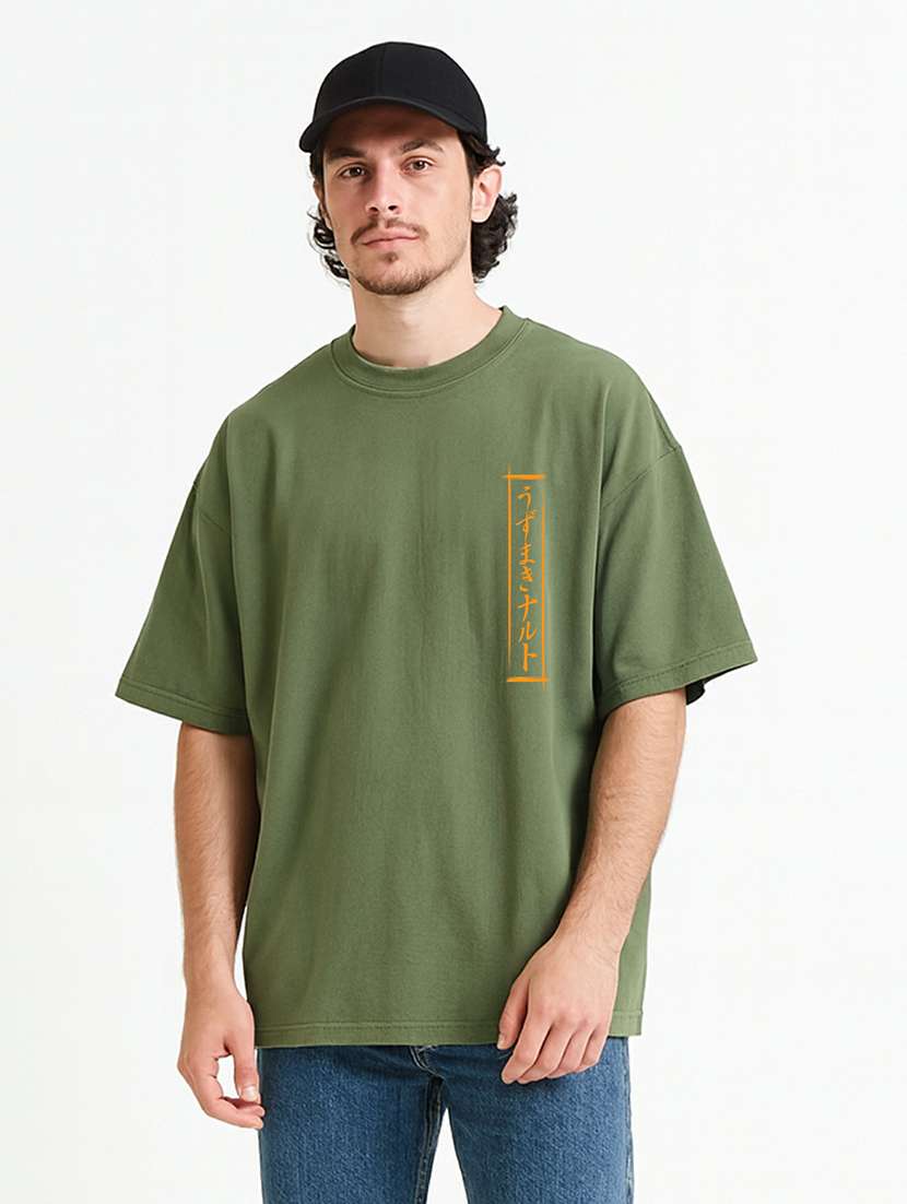 men printed short sleeve oversized t-shirt - 22310962 -  Standard Image - 1
