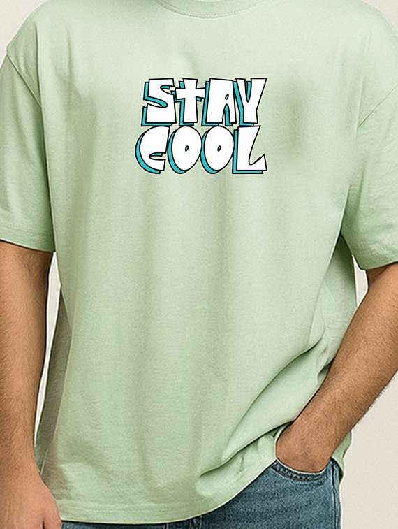 men printed short sleeve oversized t-shirt - 22310964 -  Standard Image - 4