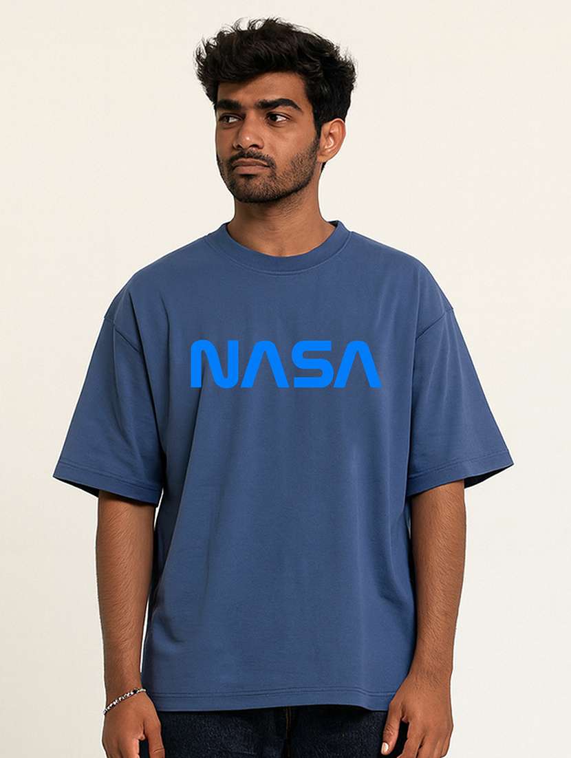 men printed short sleeve oversized t-shirt - 22310966 -  Standard Image - 1