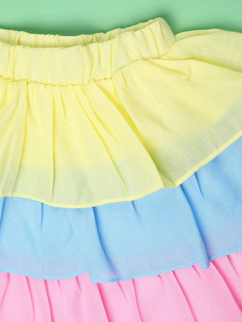 girls printed top and skirt set - 22311937 -  Standard Image - 4