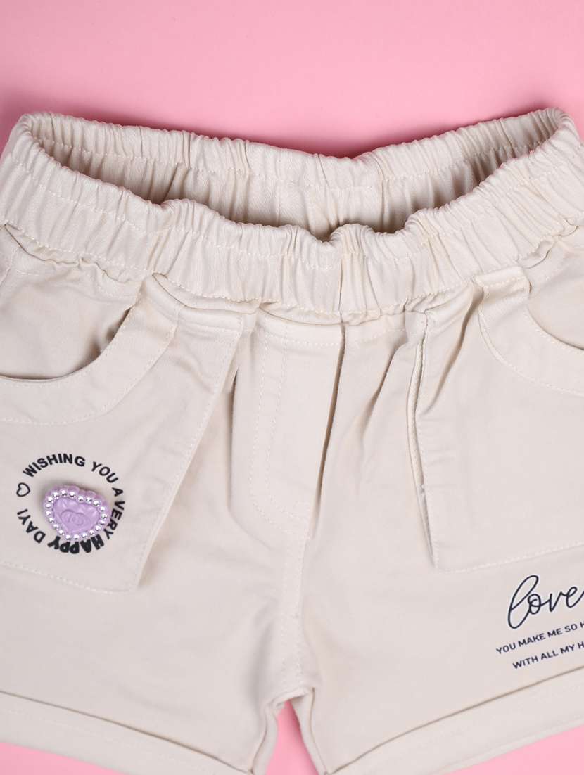 girls embroidered top and short set - 22312019 -  Standard Image - 4