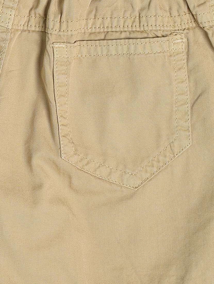 boys solid mid rise regular fit shorts - 22312072 -  Standard Image - 4