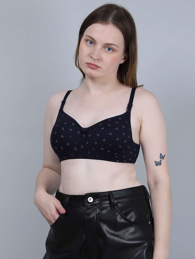 Women Printed Non Wired T-shirt Bra - 22312620 -  Standard Image - 1